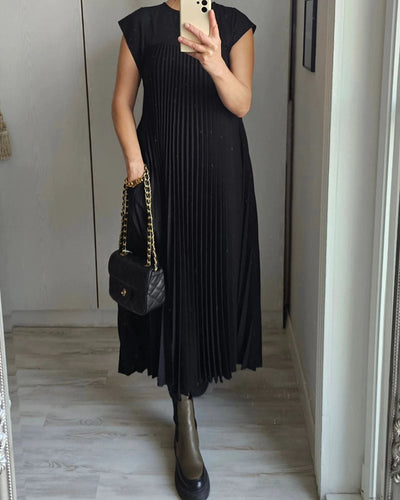 ABBY | FLOWY PLEATED DRESS