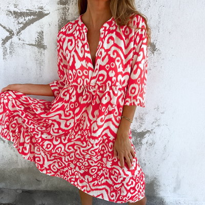Sybil | Elegant V-Neck Dress