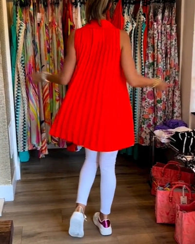 LENA | FLOWY SLEEVELESS BLOUSE