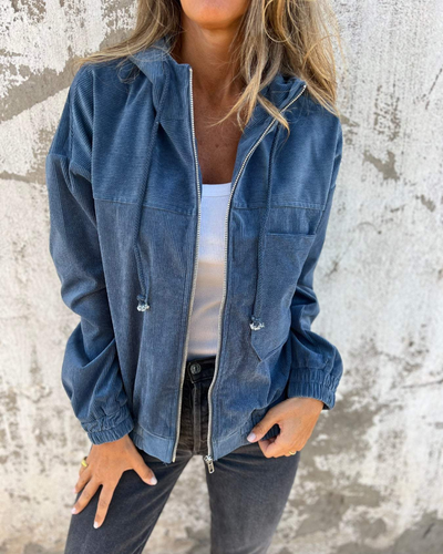 NORA | ESSENTIAL CORDUROY HOODED JACKET