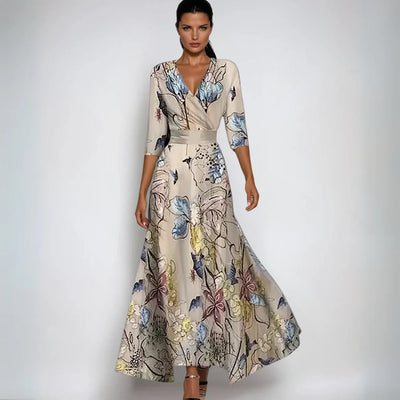 Cressida | Elegant Floral Dress Feel Confident