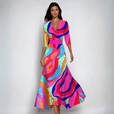 Cressida | Elegant Floral Dress Feel Confident