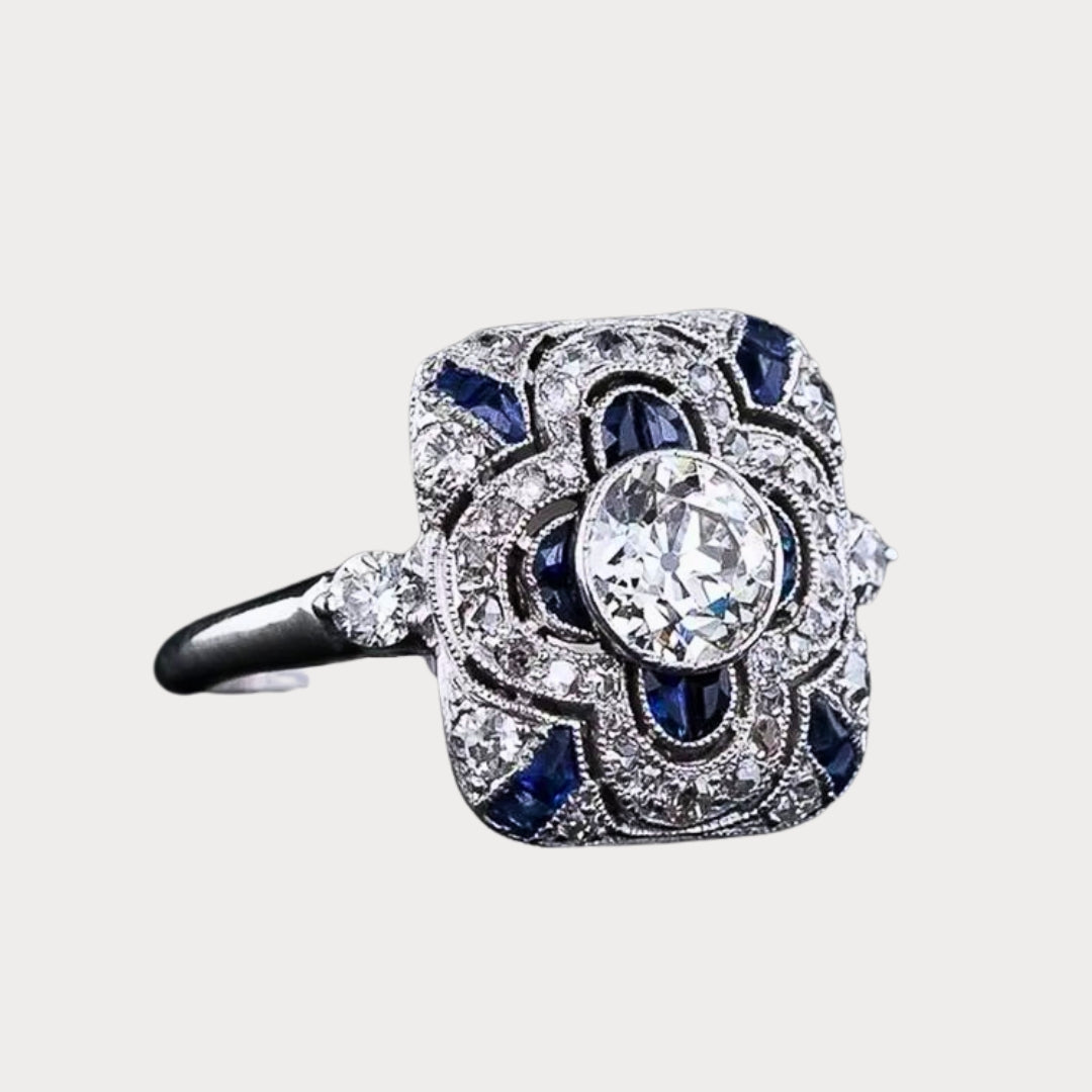 Blue Whisper | Silver Ring with Blue Zirconia
