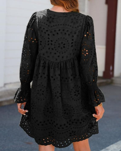 VIVIENNE | BRODERIE ANGLAISE MINI DRESS