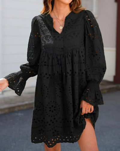 VIVIENNE | BRODERIE ANGLAISE MINI DRESS