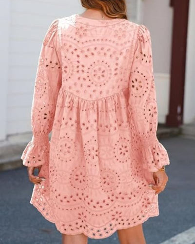 VIVIENNE | BRODERIE ANGLAISE MINI DRESS