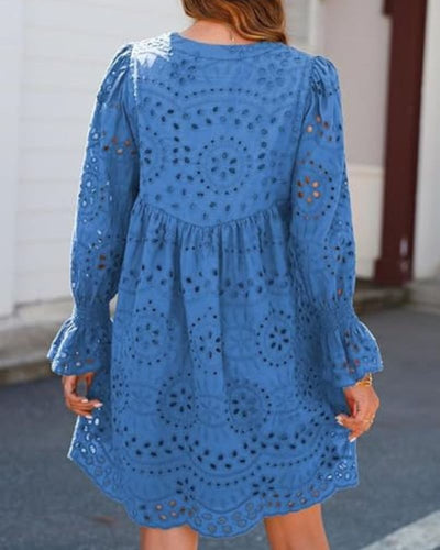 VIVIENNE | BRODERIE ANGLAISE MINI DRESS