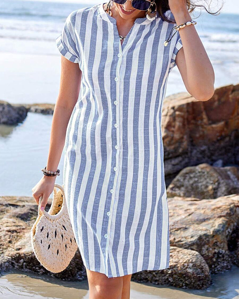 SOPHIA | ELEGANT STRIPED DRESS