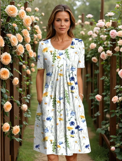 ELEANOR | ELEGANT DRESS WITH TUMMY COVERAGE
