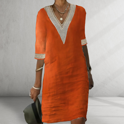Anwen | Cotton Linen Summer Dress