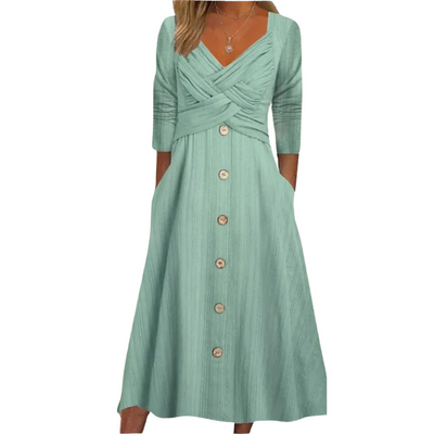 CHARLENE | FLATTERING TUMMY COVERING DRESS