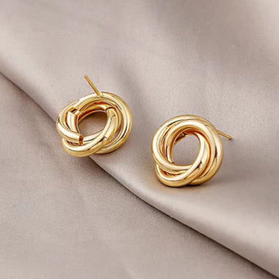 AURELIA | MODERN KNOT STUD EARRINGS
