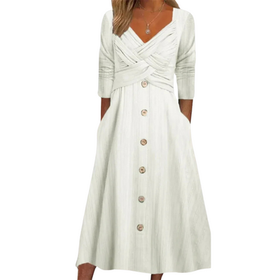 CHARLENE | FLATTERING TUMMY COVERING DRESS