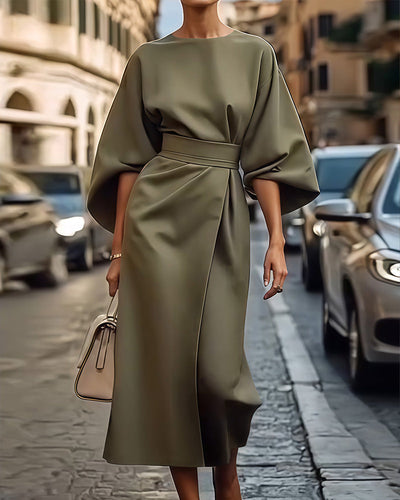 Eira | Lantern Sleeve Dress