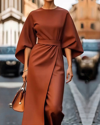 Eira | Lantern Sleeve Dress