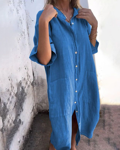 FLORENCE | IBIZA STYLE CASUAL SHIRT DRESS