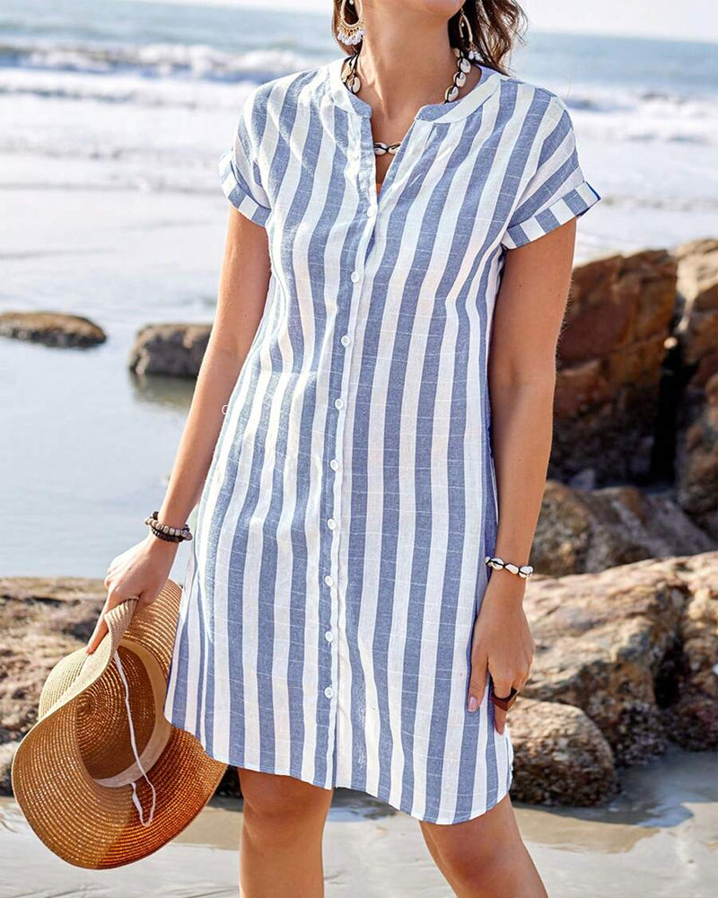 SOPHIA | ELEGANT STRIPED DRESS