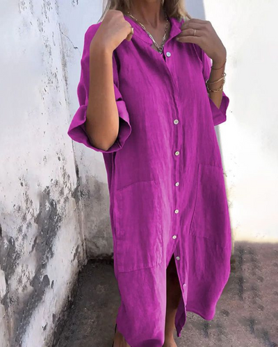 FLORENCE | IBIZA STYLE CASUAL SHIRT DRESS