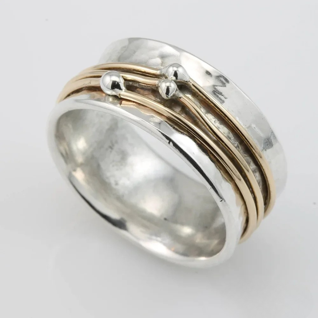 Valeria I Vintage Gold/Silver Ring