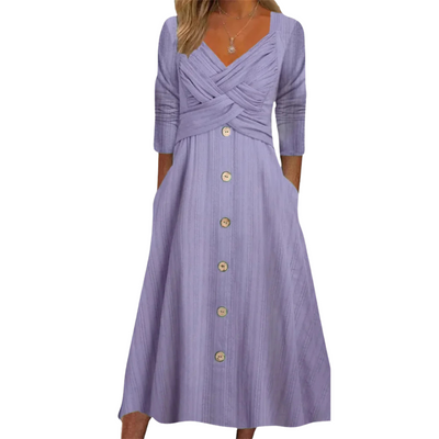 CHARLENE | FLATTERING TUMMY COVERING DRESS