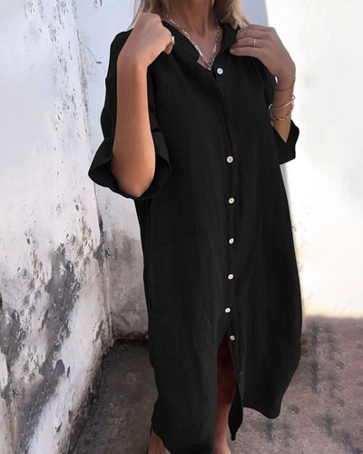 FLORENCE | IBIZA STYLE CASUAL SHIRT DRESS