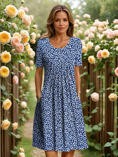 ELEANOR | ELEGANT DRESS WITH TUMMY COVERAGE