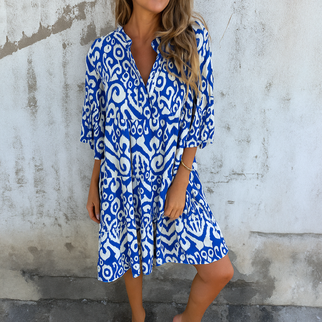 Sybil | Elegant V-Neck Dress