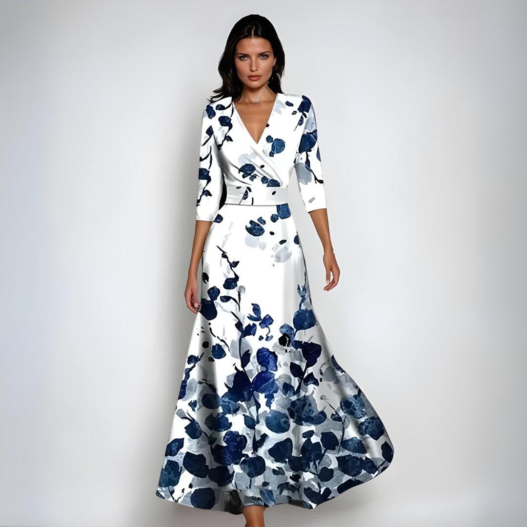 Cressida | Elegant Floral Dress Feel Confident