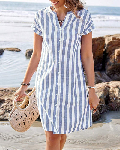SOPHIA | ELEGANT STRIPED DRESS