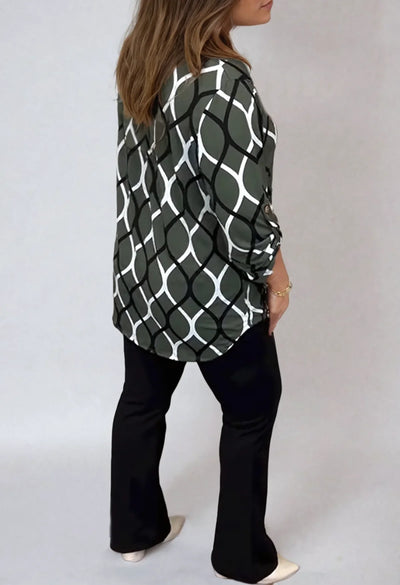 MIRELLA | RELAXED PATTERN BLOUSE