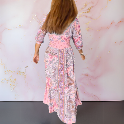 FAY | BOHO PRINT MAXI DRESS