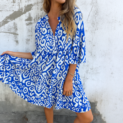 Sybil | Elegant V-Neck Dress