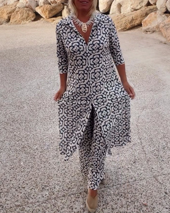 SOPHIA | FLOWY TUNIC SET