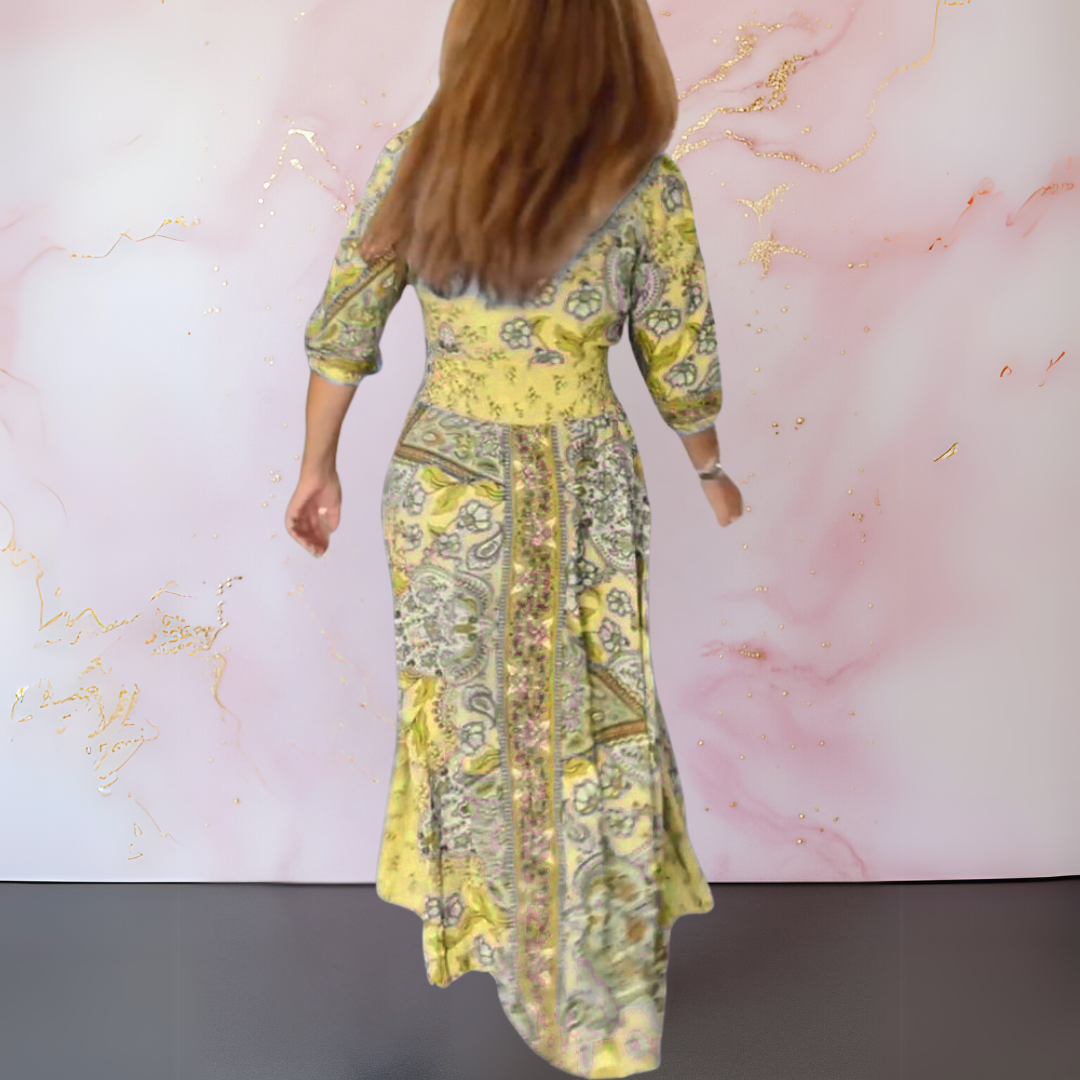 FAY | BOHO PRINT MAXI DRESS