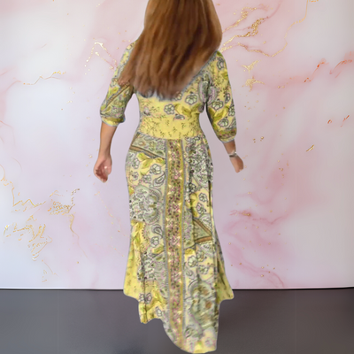 FAY | BOHO PRINT MAXI DRESS