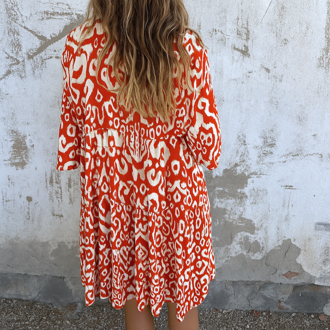 Sybil | Elegant V-Neck Dress