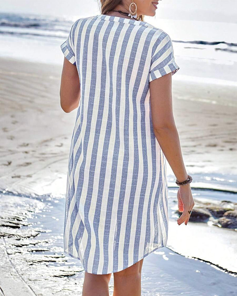 SOPHIA | ELEGANT STRIPED DRESS