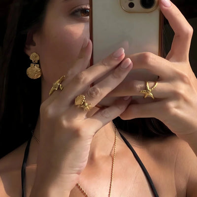 The Sea Icons Set I Ring Set