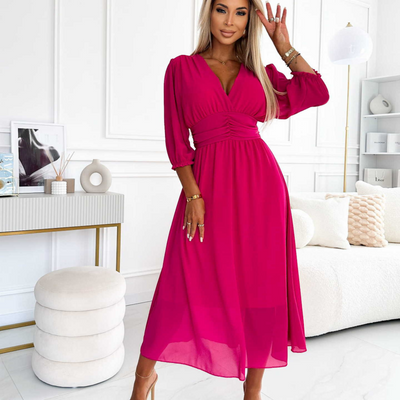 Althea | Light Silky Chiffon Dress