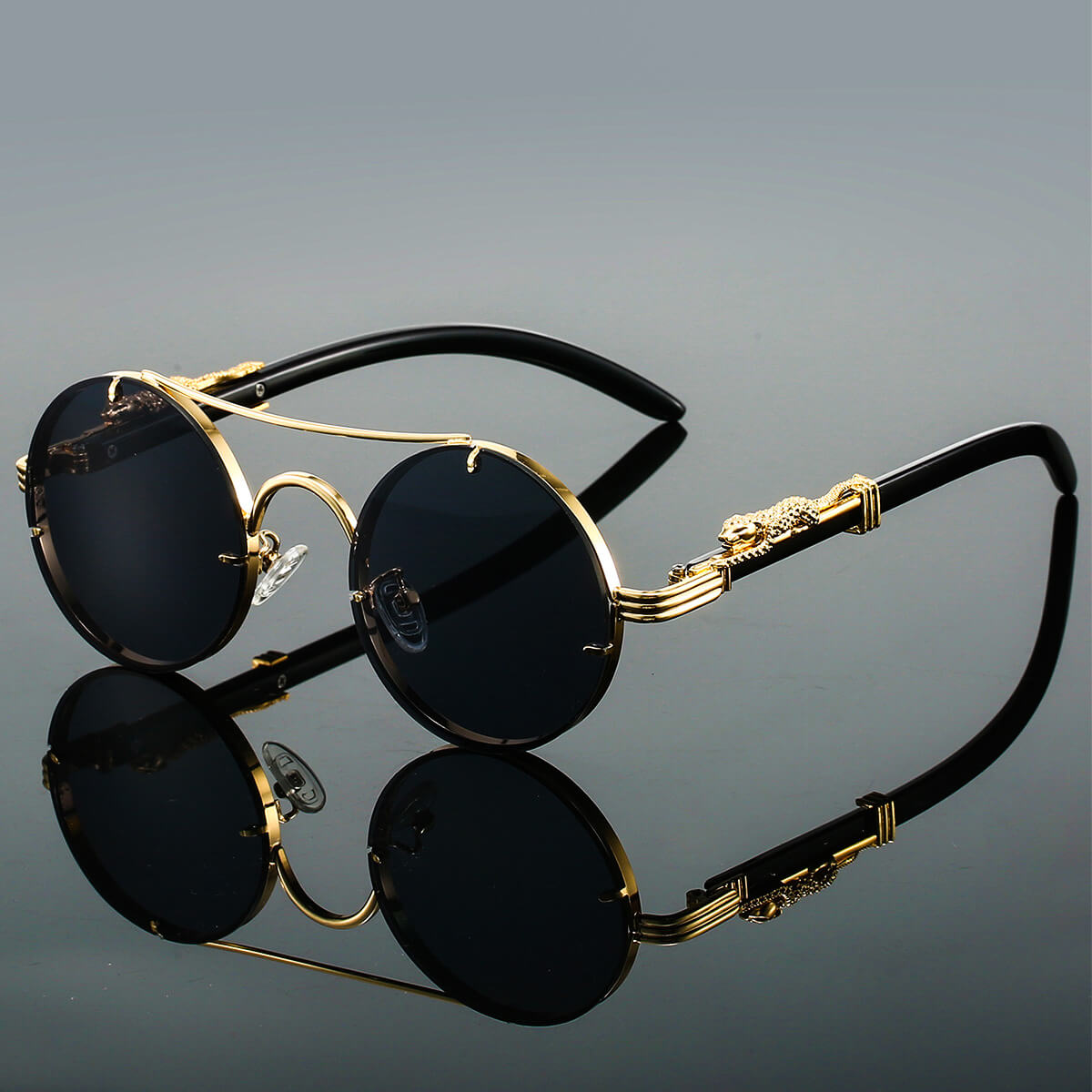 LEONARD | LUXURY ROUND SUNGLASSES