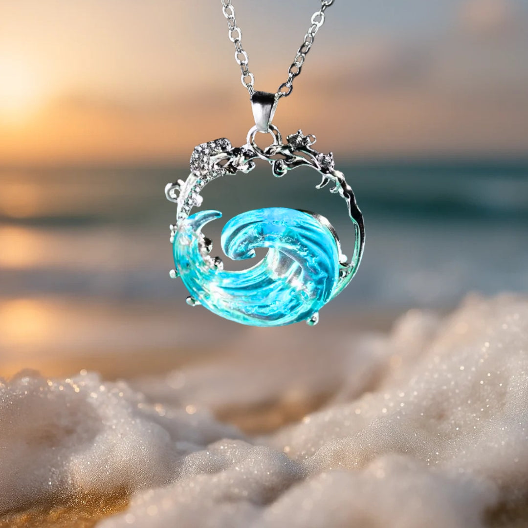 Ocean's Oath I Golden Necklace