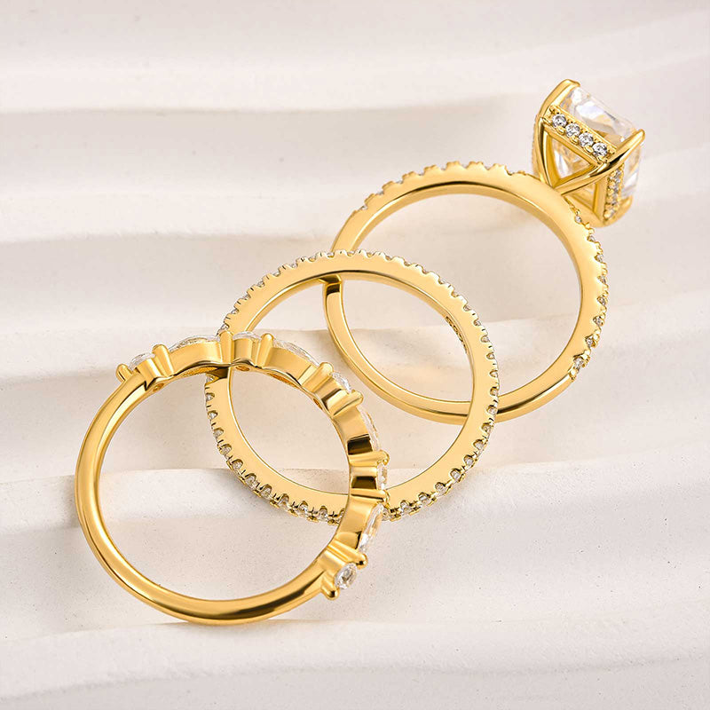 Amour I  3PC Wedding Ring Set