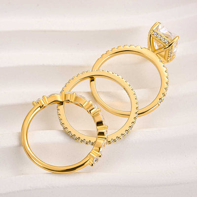 Amour I  3PC Wedding Ring Set