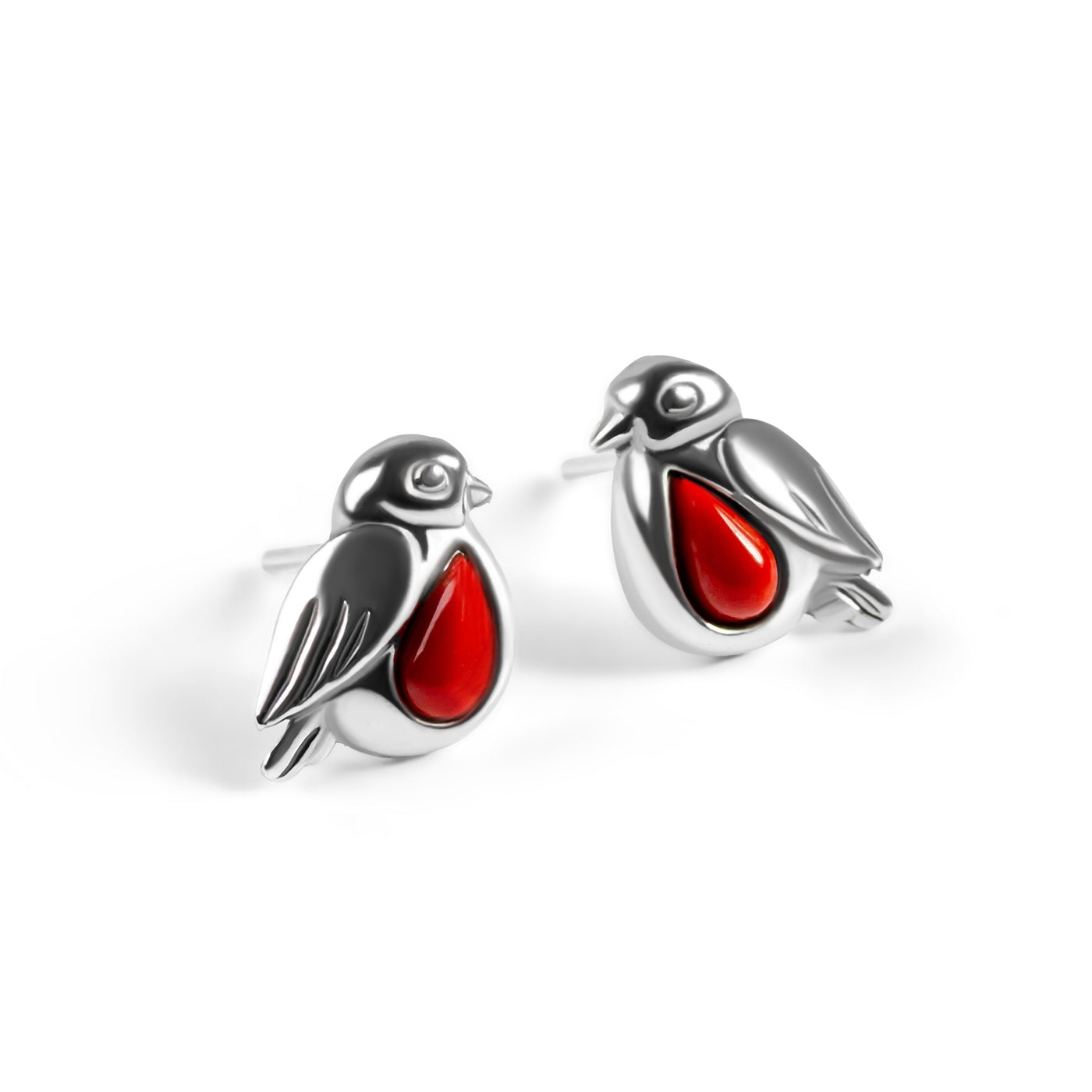 Song of the Robin -  Stud Earrings