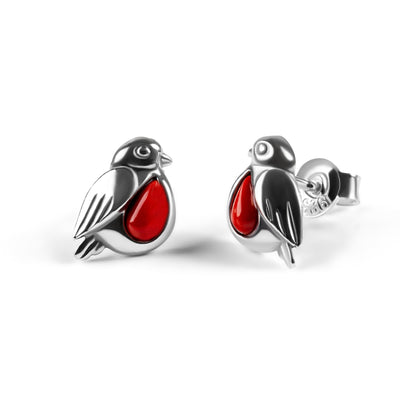 Song of the Robin -  Stud Earrings