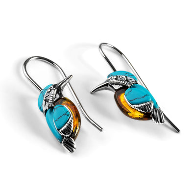 Whispering WingsI   Bird Hook Earrings