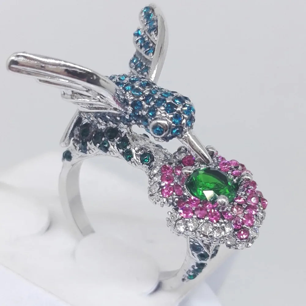 Lyria | Hummingbird Bloom Ring