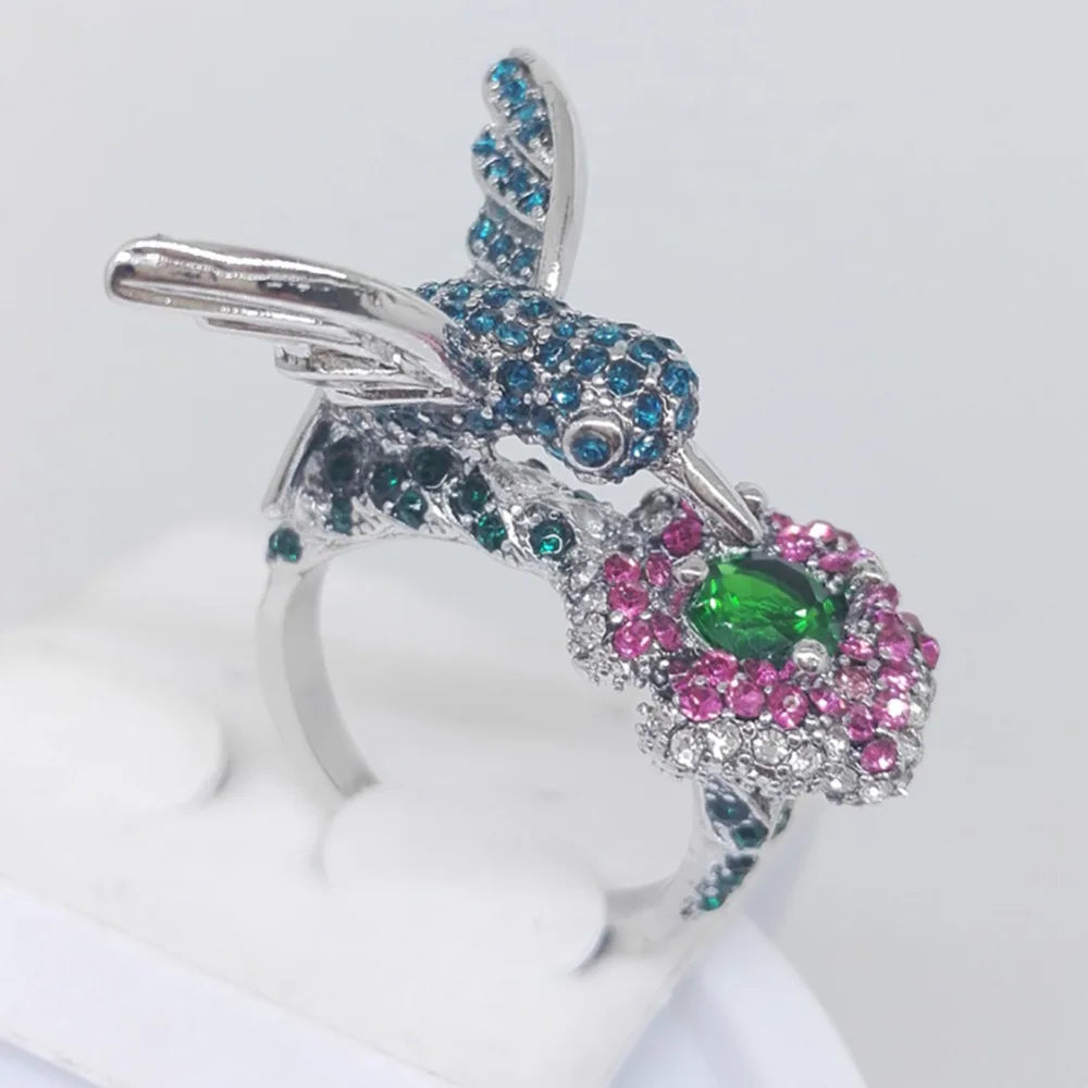 Lyria | Hummingbird Bloom Ring
