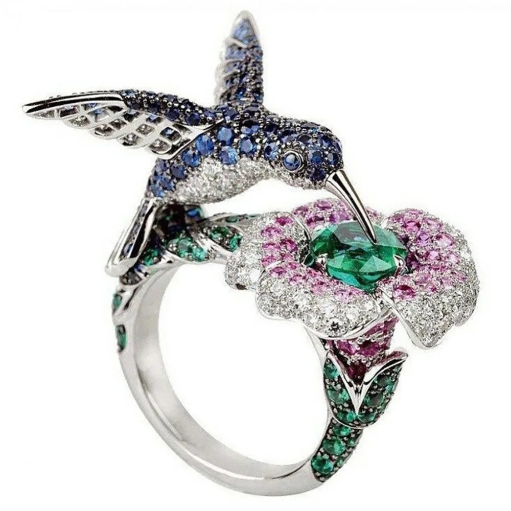 Lyria | Hummingbird Bloom Ring