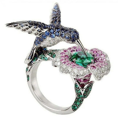 Lyria | Hummingbird Bloom Ring